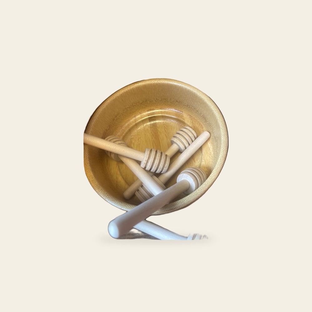 Houten honinglepeltjes