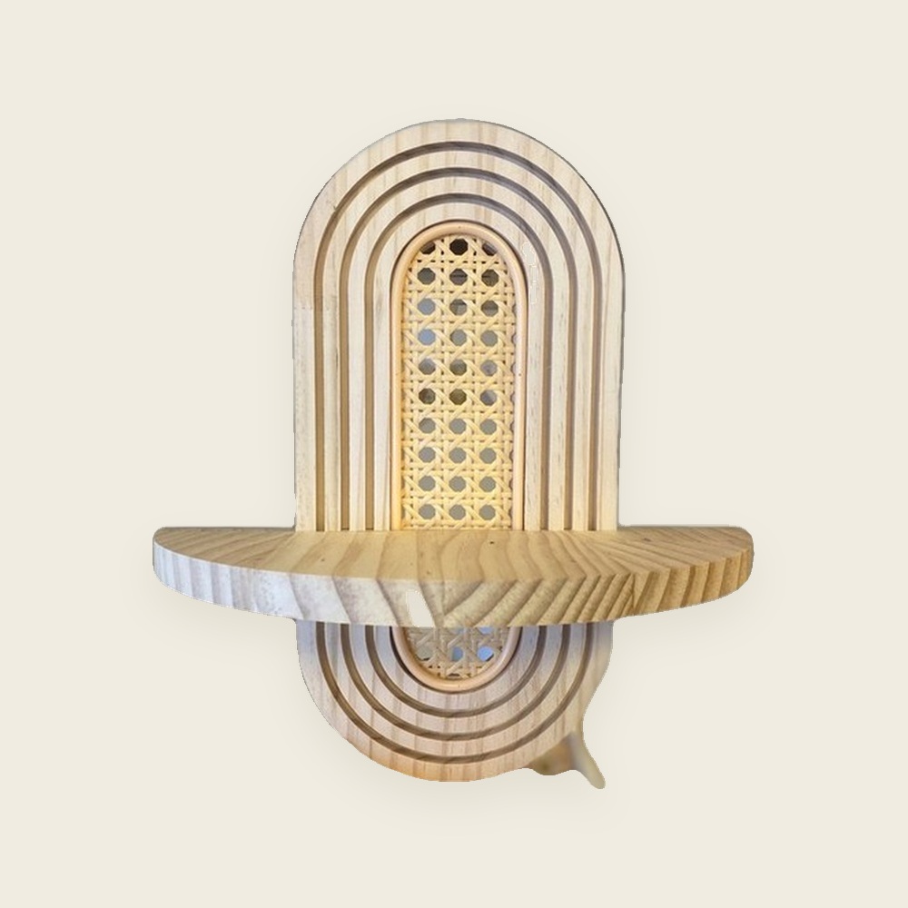 Rotan wandplank