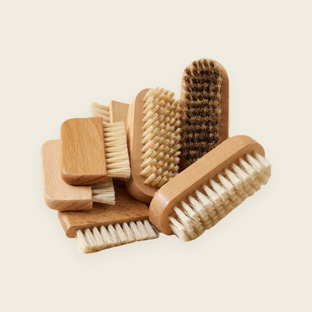 Sisal nagelborstel dubbel