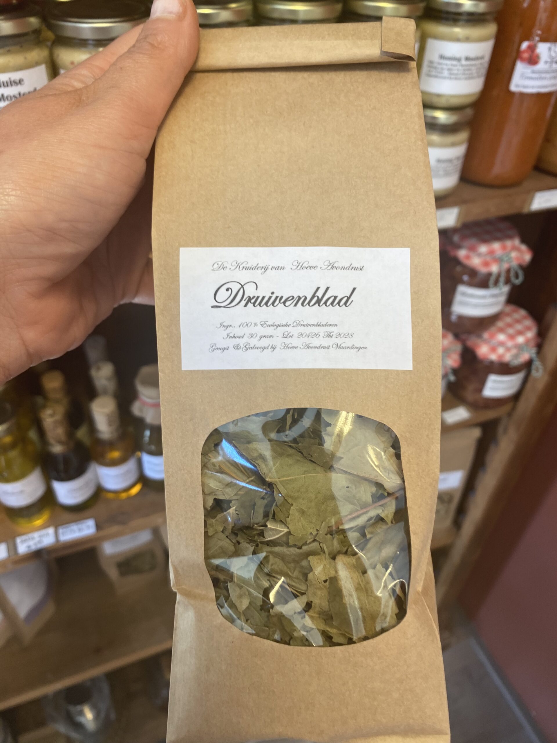 Druivenbladthee