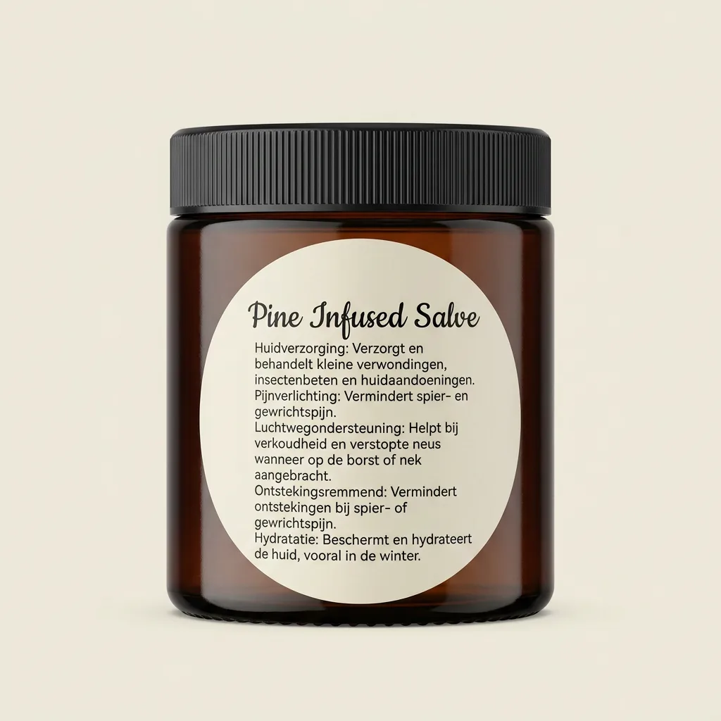 Pine infused zalf groot