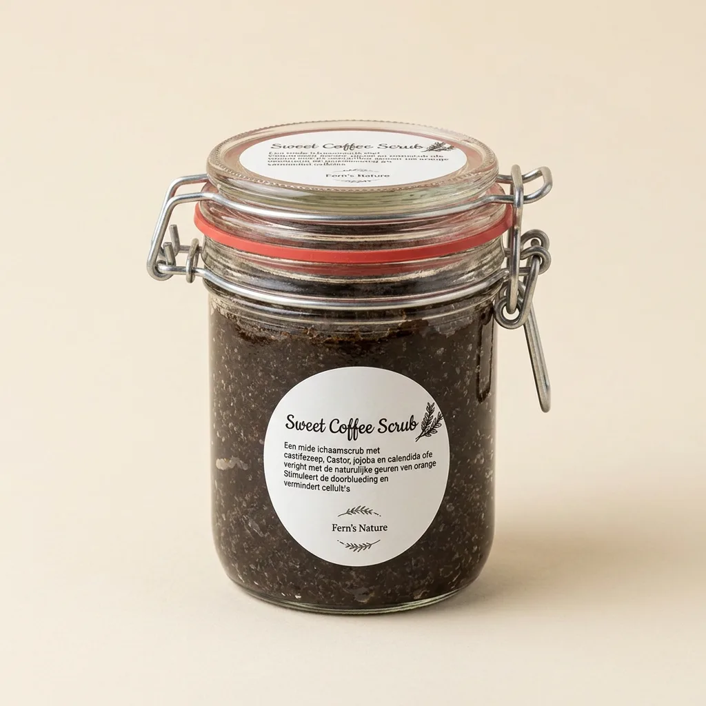 Sweet coffee scrub – groot