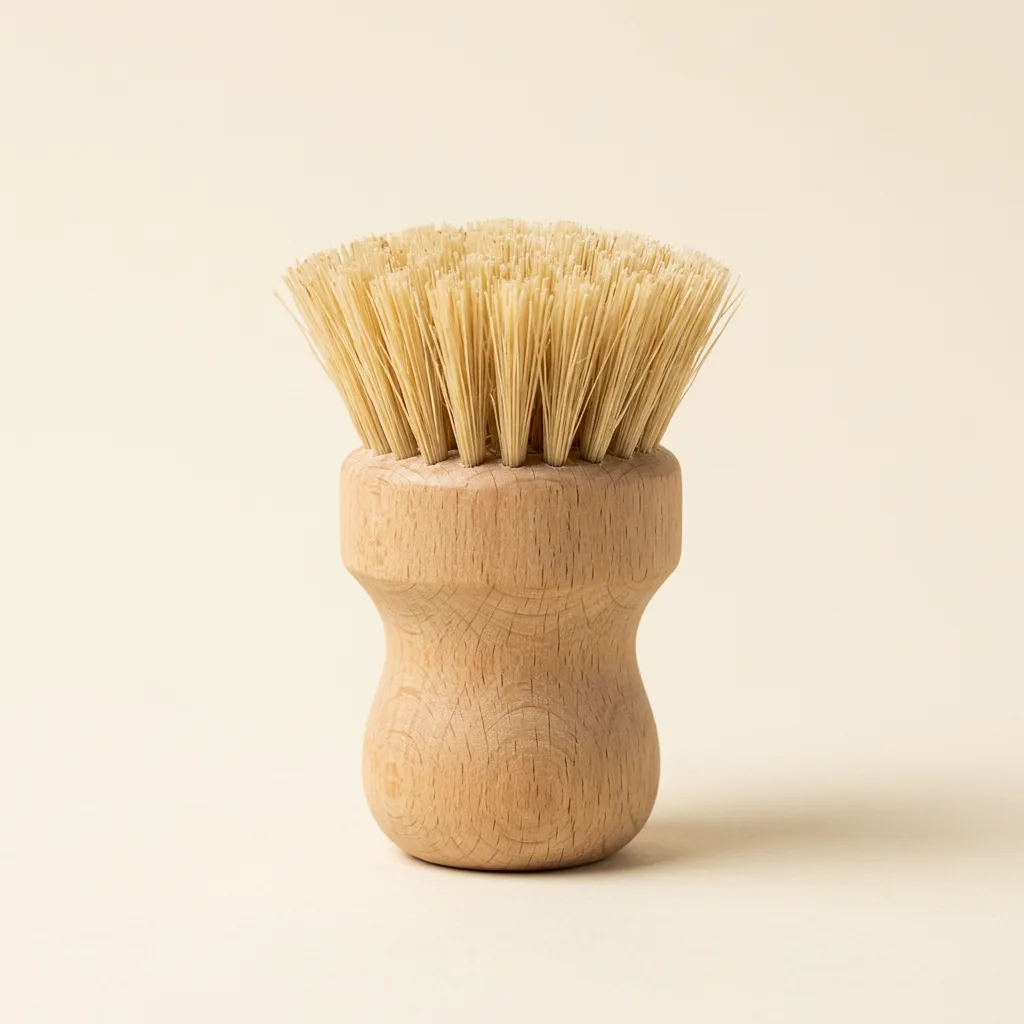 Houten afwasborstel