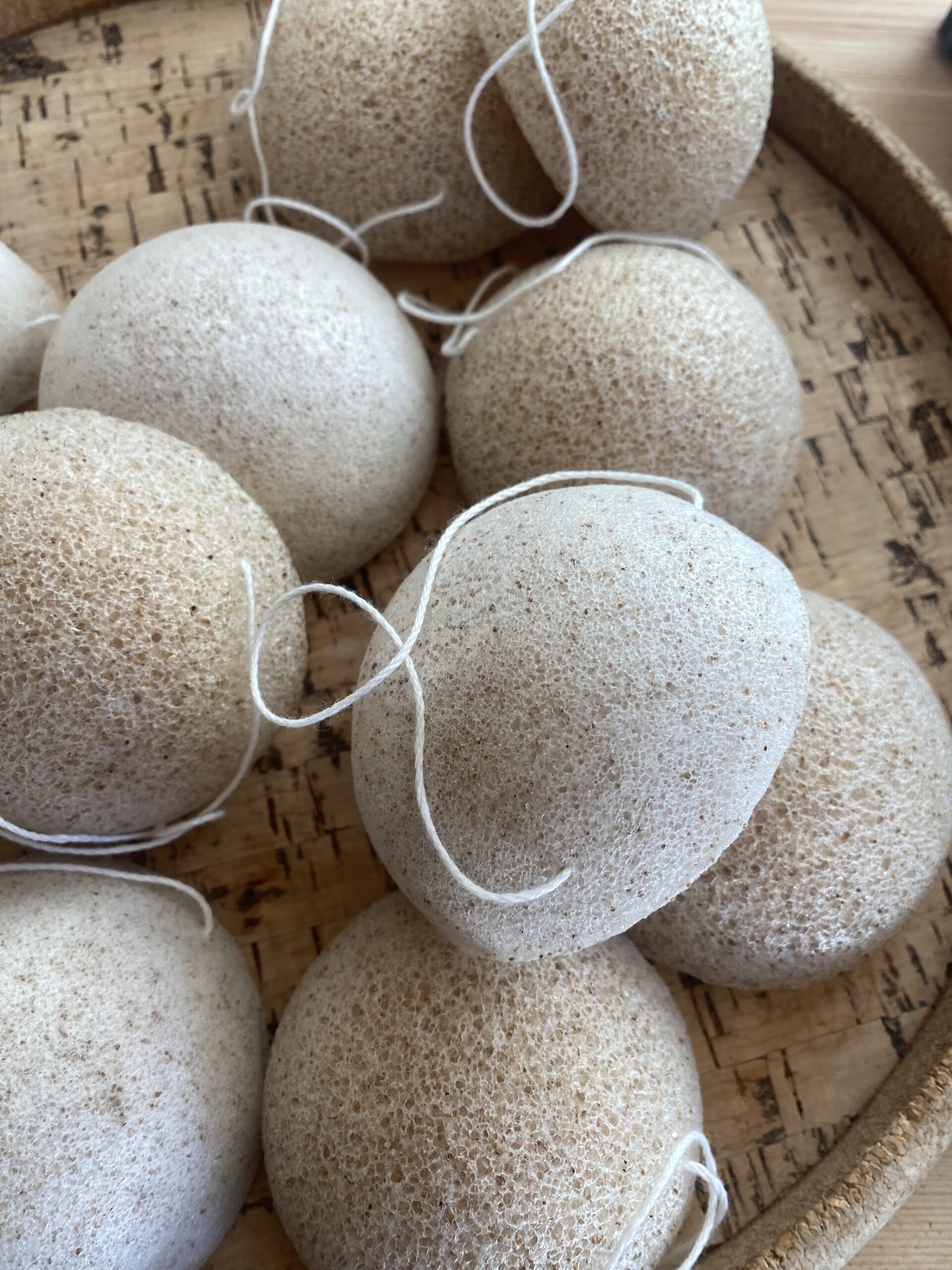 Konjac spons rond