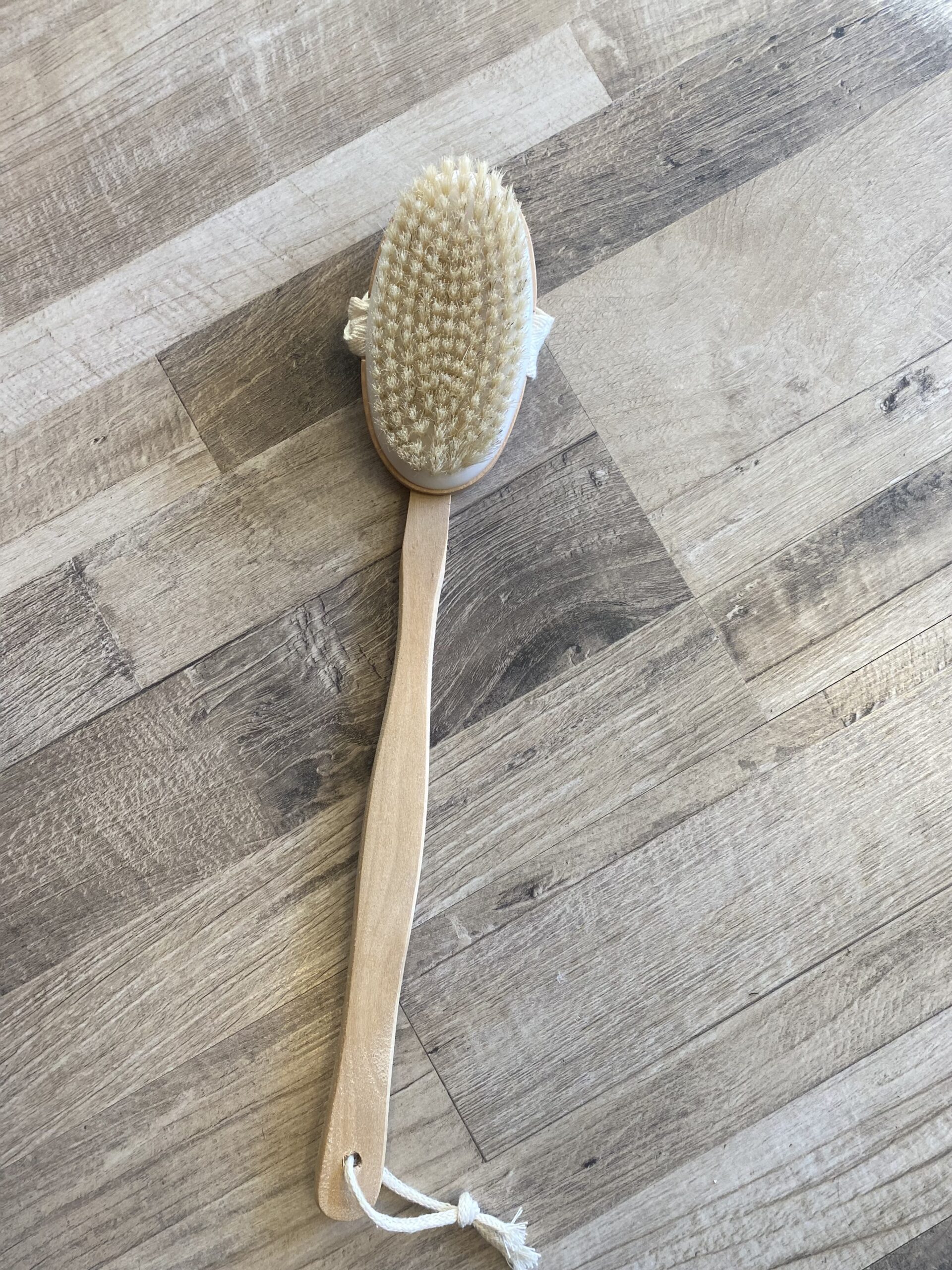 Houten douche borstel