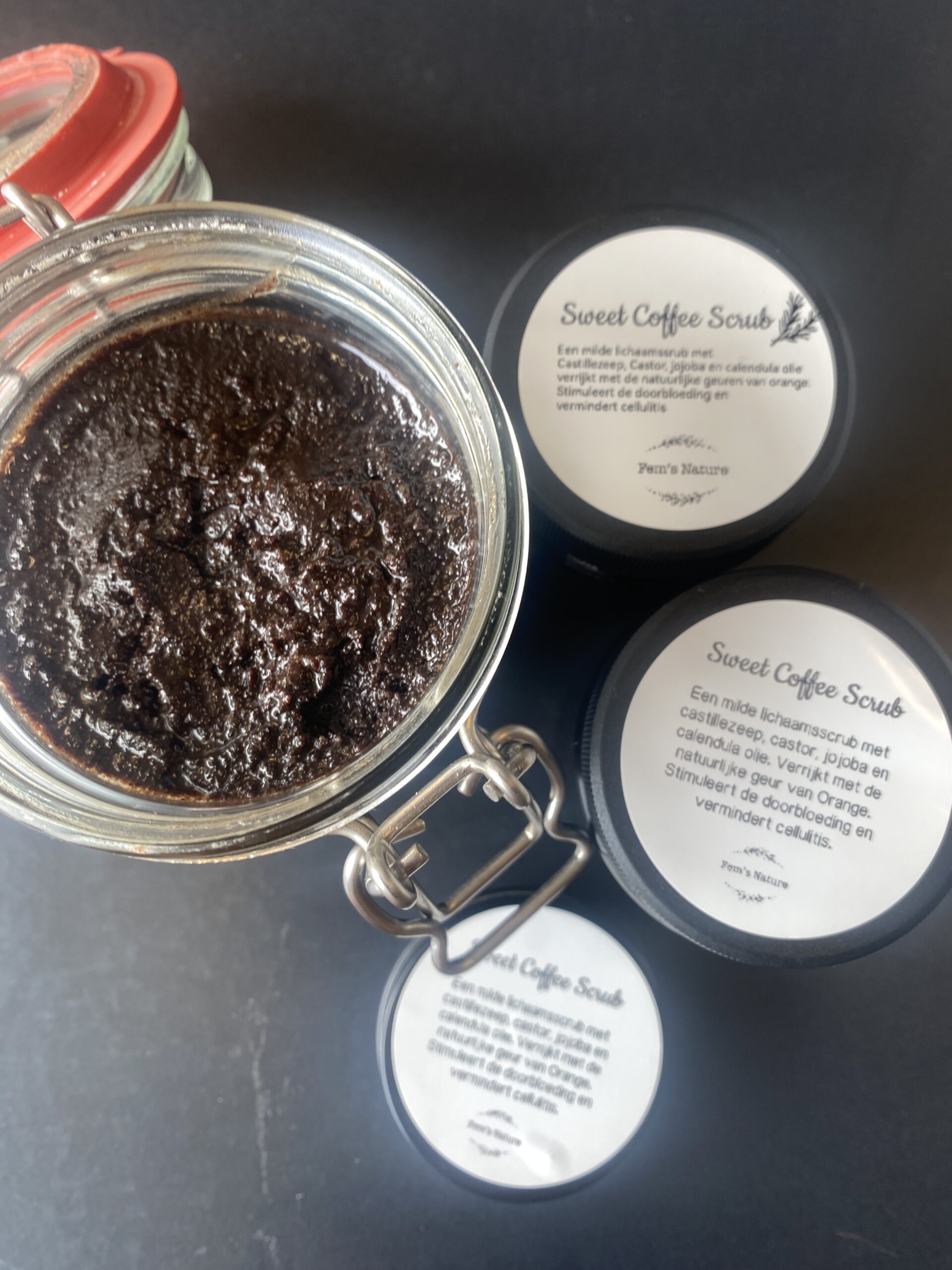 Sweet coffee scrub - small