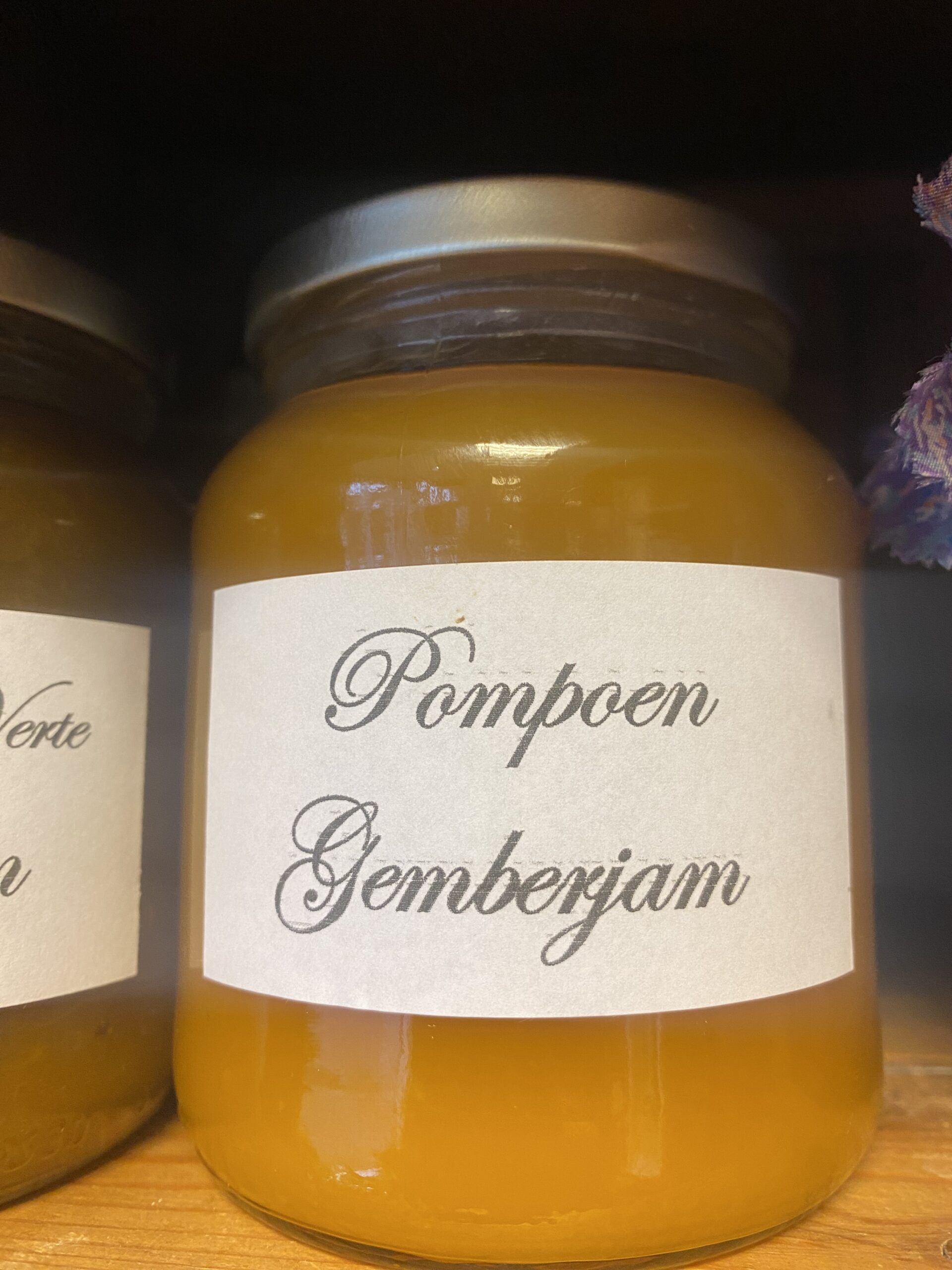 Pompoen gember jam