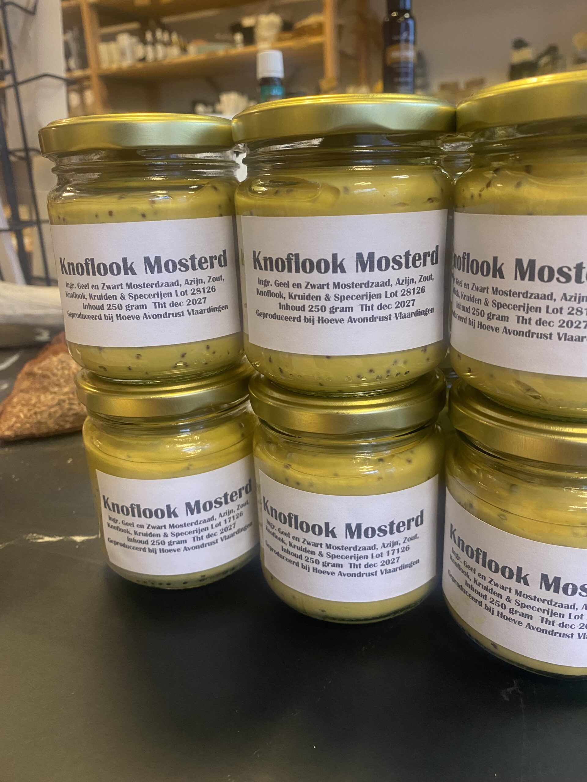 Knoflook mosterd