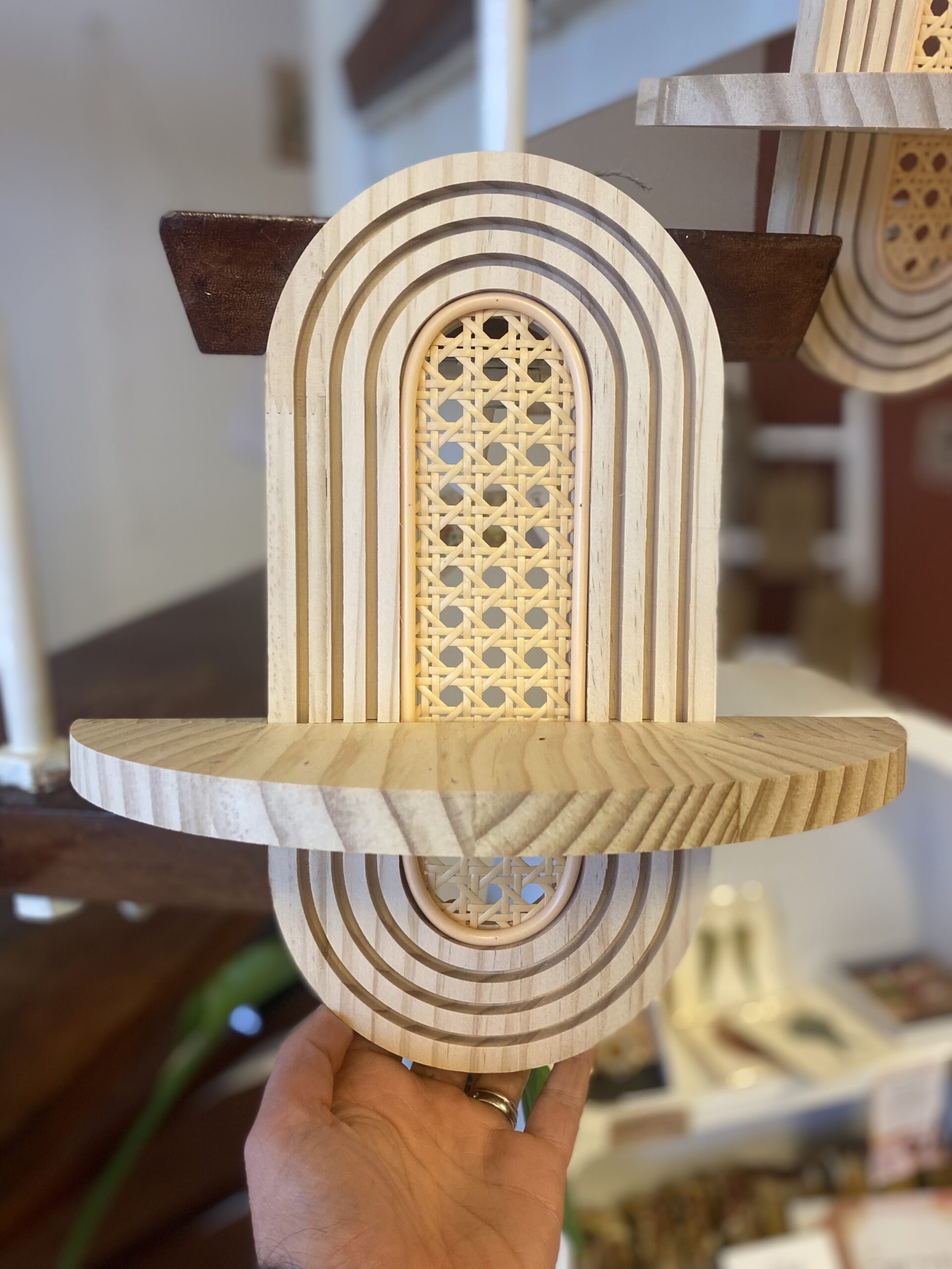 Rotan wandplank