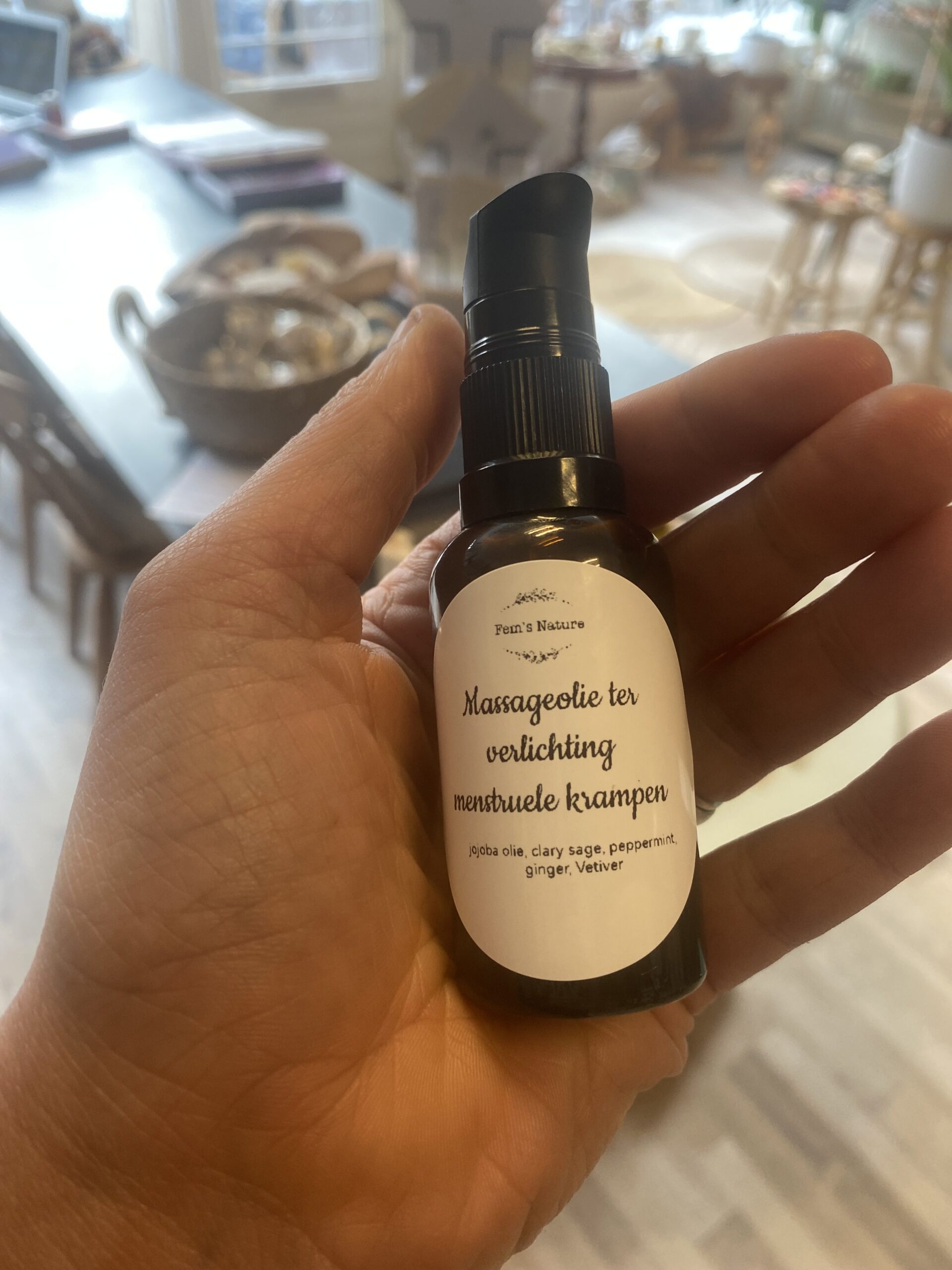 Massageolie voor Menstruatiekrampen